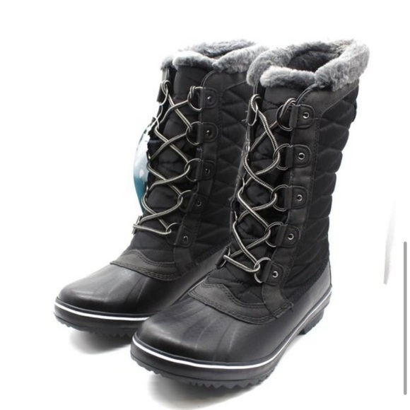 NIB! Jbu by Jambu chilly water resistant fur lined duck boots in black. Size 8.5 - Picture 5 of 8